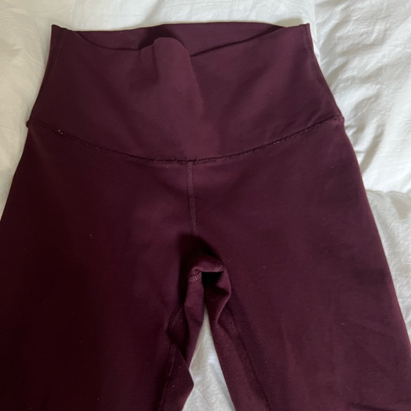 Lululemon Dark Red High Times Tight - size 4 - Picture 6 of 7